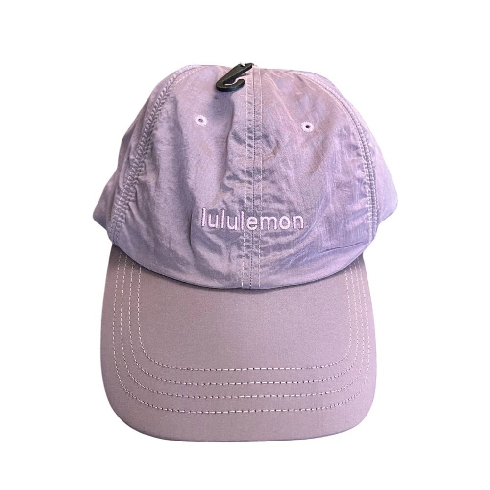 Lululemon Light Purple Nylon Adjustable Strapback Hat Size S/M